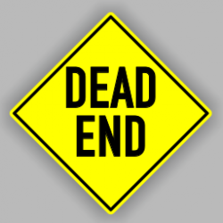 Pre-made Dead End Sign
