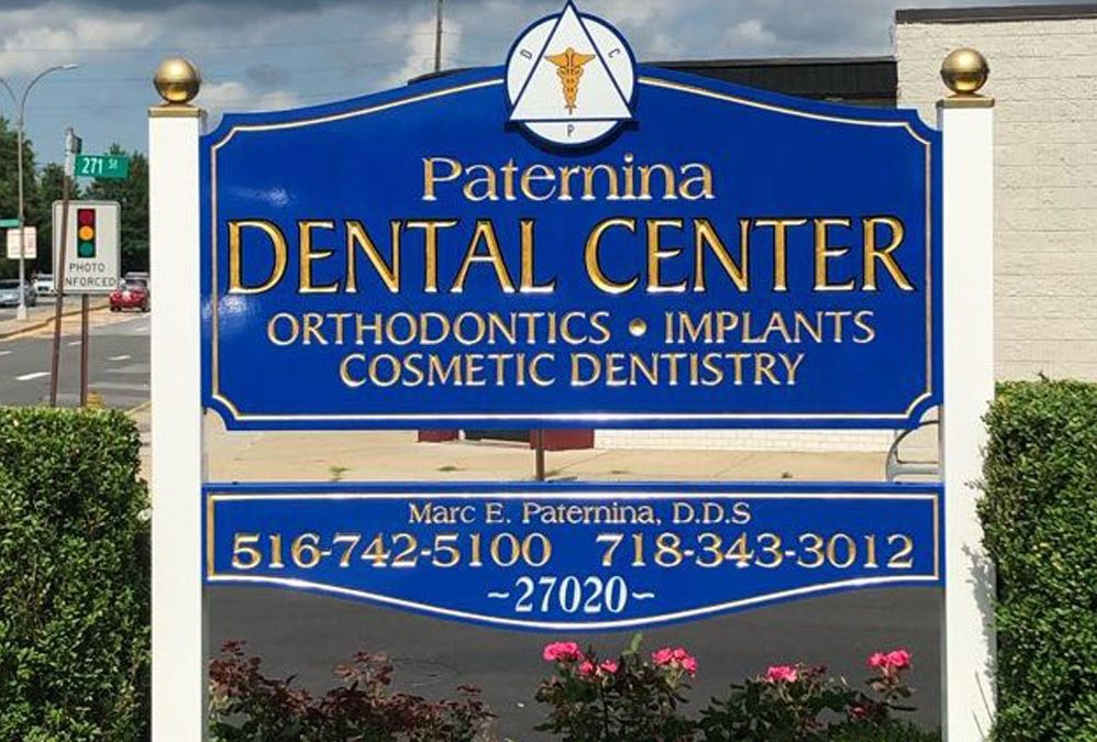 Carved Gold Leaf Signs Paternina Dental Center