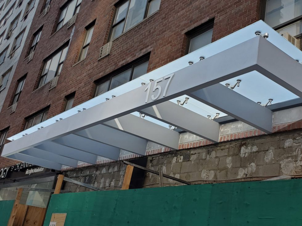 Commercial glass awnings Valle Signs & Awnings