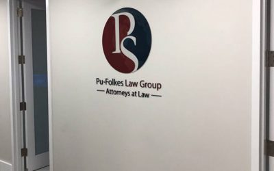 Interior Sign Pu-Folkes Law Group Attorneys at Law