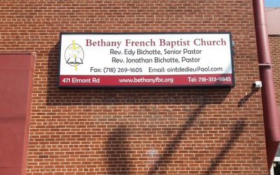 Bethany French Baptist church Light Box