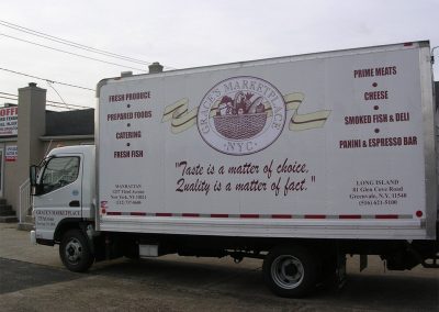 Grace’s Marketplace NYC Truck Lettering