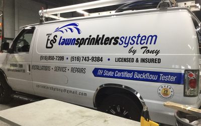 Lawn Sprinklers System Truck Lettering