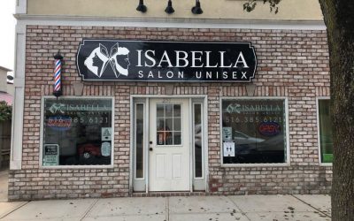 Carved Sign Isabella Salon Unisex