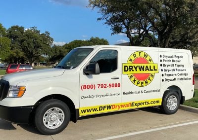 DFW Drywall Experts Truck Wrap