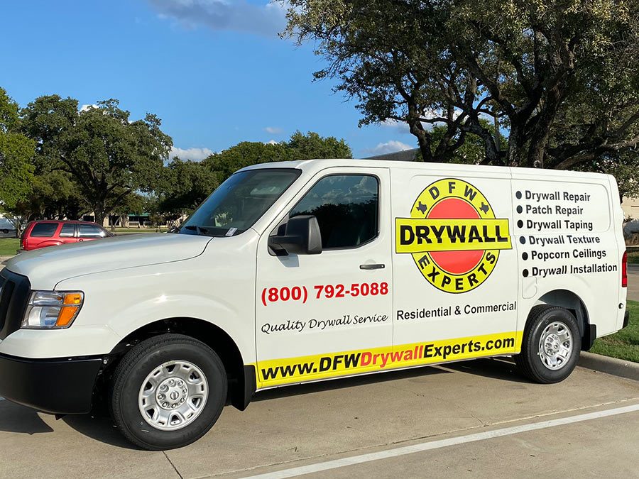 DFW Drywall Experts Truck Wrap