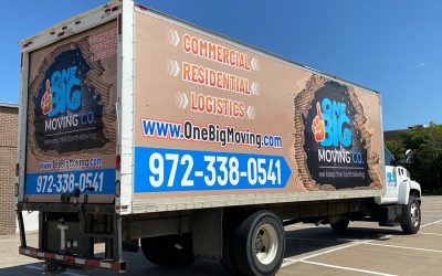 One Big Moving Co Truck Wrap