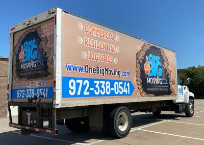 One Big Moving Co Truck Wrap