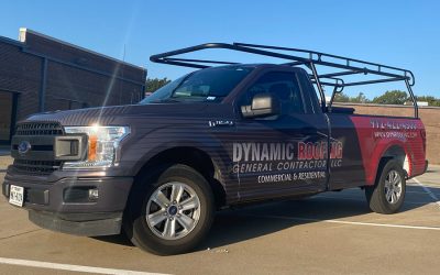 Dynamic Roofing Truck Wrap