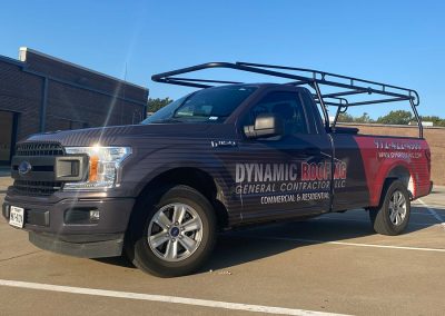 Dynamic Roofing Truck Wrap