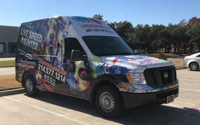 Live Speed Painter Truck Wrap