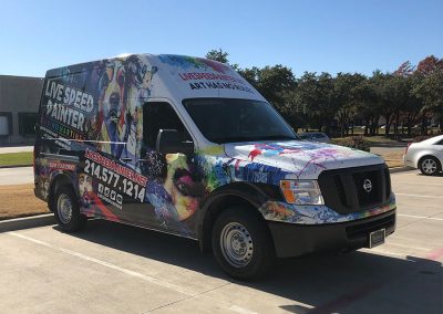 Live Speed Painter Truck Wrap