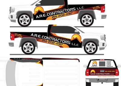 ARE Contractors Truck Wrap