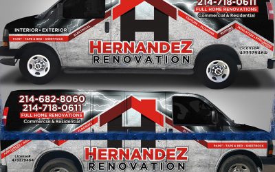 Hernandez Home Renovation Truck Wrap