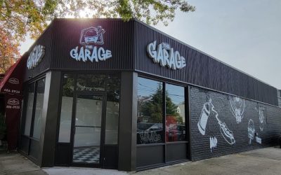 the garage
