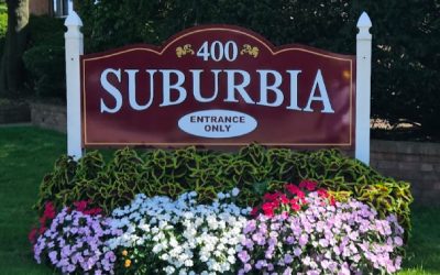 Carved PVC Sign Suburbia After