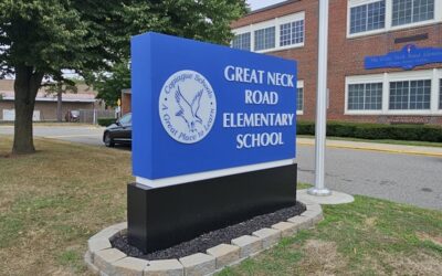 Great Neck Road Elementary School Monument Sign