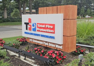 Total Fire Protection Monument Sign