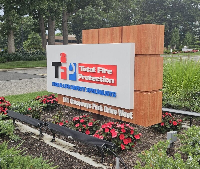 Total Fire Protection Monument Sign