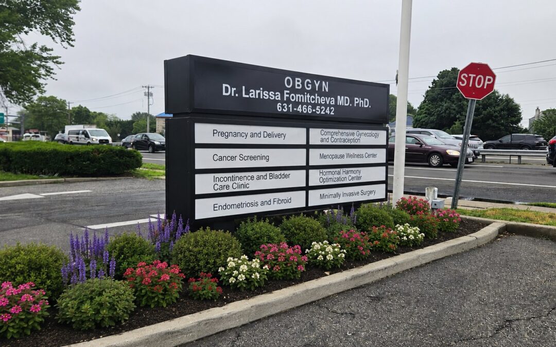 Medical Office Monument Sign In Lindenhurst