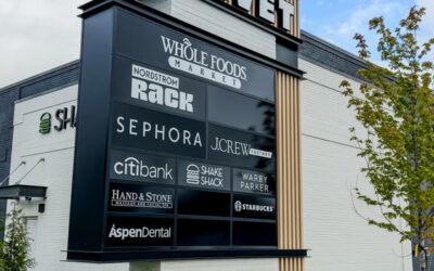 Sign Blog 5 Pylon Sign – The Shops at SunVet In Holbrook NY